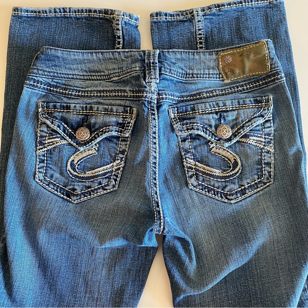 Bootcut Silver Jeans - Picture 3 of 6